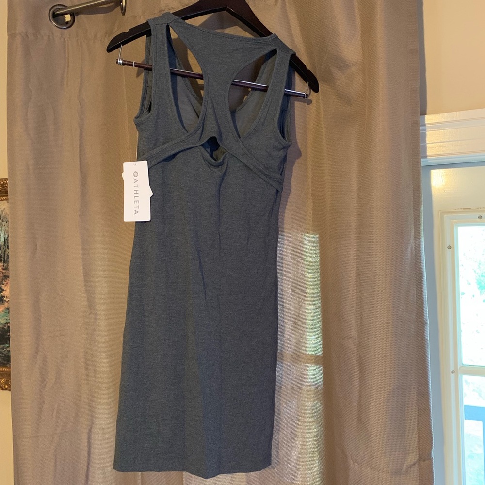 Athleta Gray Shelf Top Dress